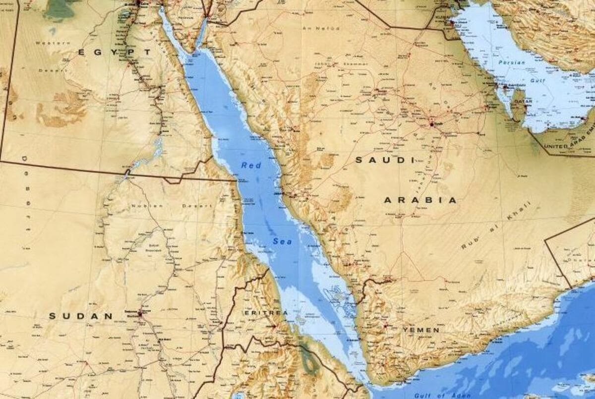 The geographical location of the Red Sea. - DiFreight